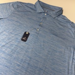Johnnie O Mens Featherweight Huronn Performance Golf Polo Shirt Majorca Blue S