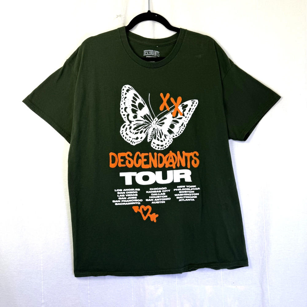 Bad Religion T-Shirt Adult Size XL Green Descendants Tour Metamorphosis Band Tee