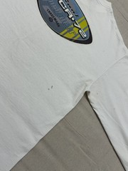 Vintage Ocean Pacific Thrashed Distressed T Shirt Large Surf Skate OP 90s Y2K