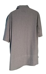 AVALANCHE Men’s Short Sleeve Button Down Outdoor Polyester Shirt Gray XXL