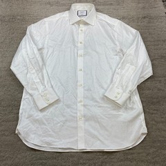 Charles Tyrwhitt Oxford Button Shirt 16.5 White 34 Outdoor Gusset Dress Cutaway