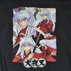 Hypland x Inuyasha Official Collaboration T Shirt Mens Medium Black 2009