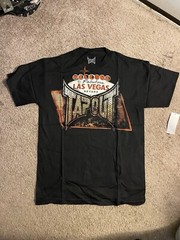 TAPOUT LAS VEGAS T SHIRT VINTAGE Y2K SIGN TEE M DEADSTOCK UFC MMA NWT NEW