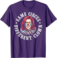 Same Circus Different Clown Funny Politician Joke Unisex T-Shirt