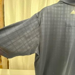 Adidas Golf ClimaCool Polo Shirt Mens Large Blue Plaid Performance Golf Polo