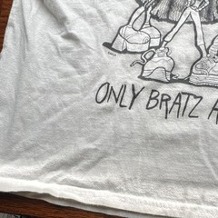 Bratz Authentic Edition 2001 Double-Sided Graphic Print White Tee Men’s L