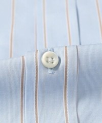(ASK availability First) BEAMS GUY ROVER Sand stripe tab collar shirt NEW