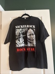 methsyndicate shirt Nickleback Rock star Rare Collection Release Deathcore XL