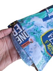 Born Fly Beach House Men’s MEDIUM Button Up Short Sleeve Hawaiian Camp Shirt