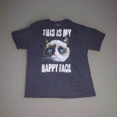 Official Grumpy Cat Graphic Tee- Size XL Minimal Wear