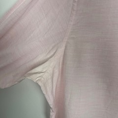 Stenströms Fitted Body Pink Button Down Shirt Mens Size 17 43 Twofold Cotton