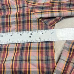 Steven Alan Men’s Small Button Down Shirt Multi-Color Plaid Made in USA Cotton