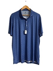 NWT Johnnie-O Featherweight Polo Size XL Lake Blue Style JMPO101770