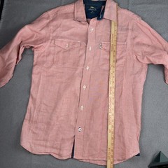 Bob Timberlake Medium Button Down Shirt Heavy Cotton Blend Casual Workwear