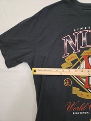 Nike Shirt Mens M Black The Nike Tee Graphic Crew Jersey Cotton Tagless