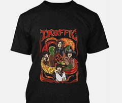 Traffic Band Steve Winwood Graphic T Shirt Black Unisex S-5XL