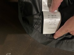 givenchy black zipper shirt