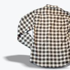 Savannah Long Sleeve Button Down Lightweight Check Plaid Tencel Blend Small