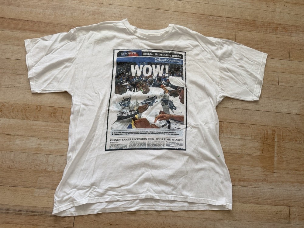 Orlando Magic 2009 Eastern Conference Champions Newspaper Graphic shirt