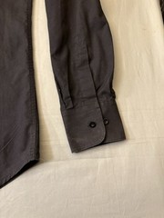 Omega Italy Men’s Slim Fit Classic Button Up Long Sleeve Black Dress Shirt