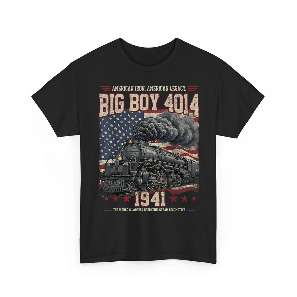 Big Boy 4014 Vintage Steam Locomotive Train Railroad Engine Unisex T-Shirt