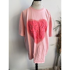 Sprayground Limited Edition Pink Heart Puff Print Graphic Tee Mens XXL rare