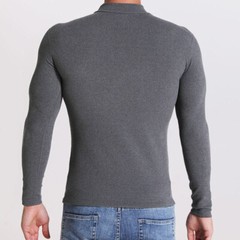 Mens Mock Turtleneck T-Shirt Long Sleeve Warm Pullover Basic Undershirt Tank Top