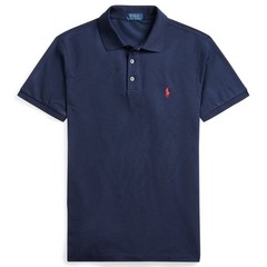 Polo Ralph Lauren Mens Custom Slim Fit Short Sleeve Polo Color Navy Sz Small