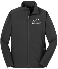 5-Star Rideshare Driver HQ jacket, REFLECTIVE logo soft shell