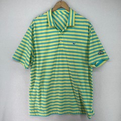 HIGHFIELD CLUB Shirt Mens XL VINEYARD VINES Striped Polo Golf Middlebury CT Blue