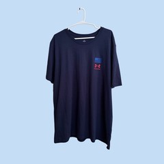 Under Armour Freedom Flag Variation T-Shirt Mens 2XL Navy Blue NEW with TAGS