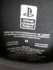 Offical New Licensed Product Playstation Video Game Console Black Tshirt Size M