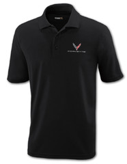 NEW!! C8 Corvette Men’s Black Polo – Shop Lingenfelter Collection