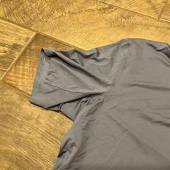 Lululemon Snap Front Performance Polo Shirt Mens XL Blue Stretch Golf Tech