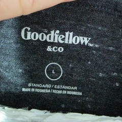 Goodfellow & Co Mens Henley Shirt Long Sleeve Gray Marled Raglan Standard Fit L
