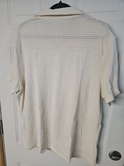 RUNCATI Men’s Button Down BEACH SHIRT Short Sleeve Beige size XL NEW
