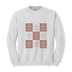 Checkered Christmas Shirt, Gingerbread Man Hoodie, Retro Christmas Hoodie, Cute