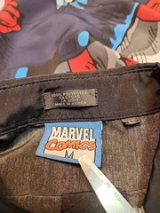 Rare Vintage MARVEL COMICS Captain America All Over Print Camp Shirt 2000s Large