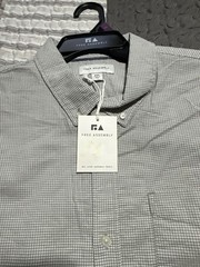 Free Assembly Men’s Long Sleeve Button Down Gingham Shirt Size 2XL