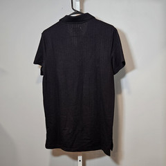 NWT Goodfellow & Co Men’s Size S Pullover Black Top Johnny Collar Ribbed Knit
