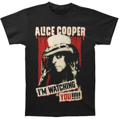Men’s Alice Cooper I’m Watching You T-shirt Small Black