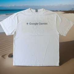 Rare Thrashed Google Gemini AI Employee Issued Shirt Large OpenAI Competitor Vtg