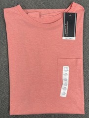 Roundtree & Yorke Soft Touch Peach Men’s 2XB Pocket Crew NWT