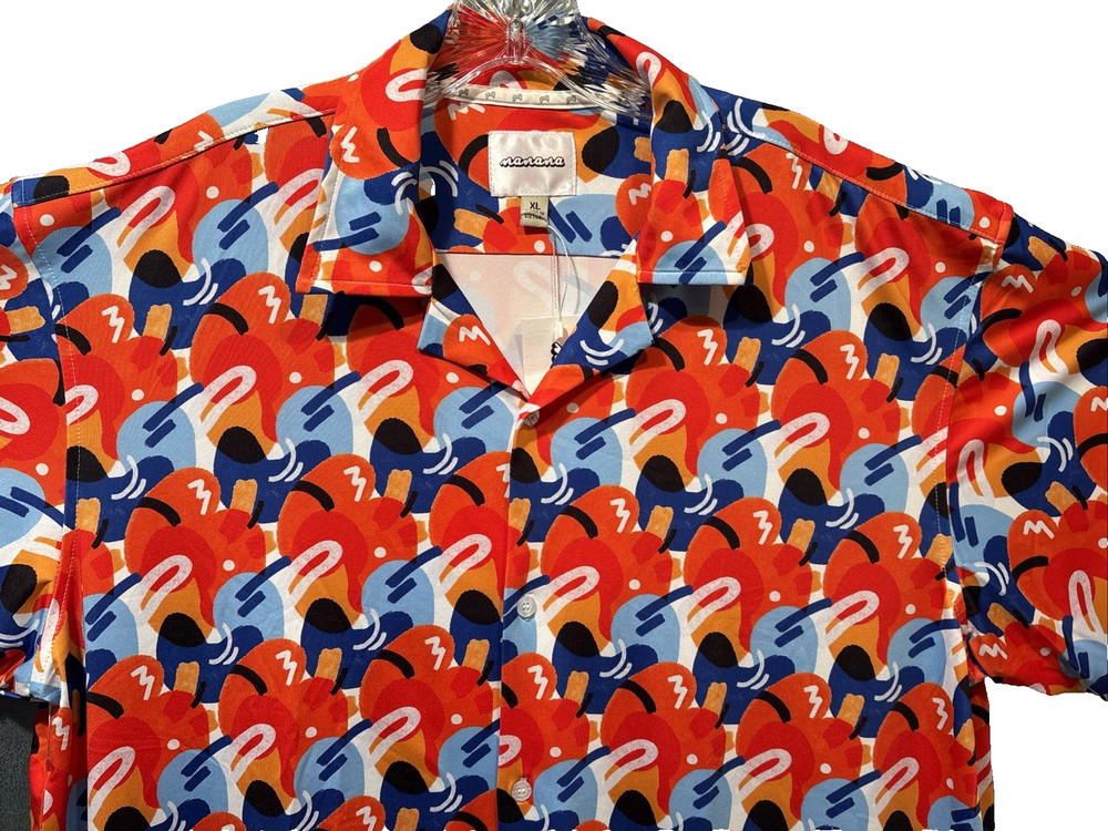 Golf Button Up Performance Cooling Fabric, Relaxed Fit SPF 50+ NANANA Rizz