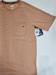 NWT Dickies Temp IQ Performance Cooling T-Shirt Mens Medium Rust Orange Workwear