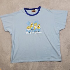 The Simpsons Shirt Mens XL Vintage Ringer Y2K 90s Cartoon FOX TV Homer Adult