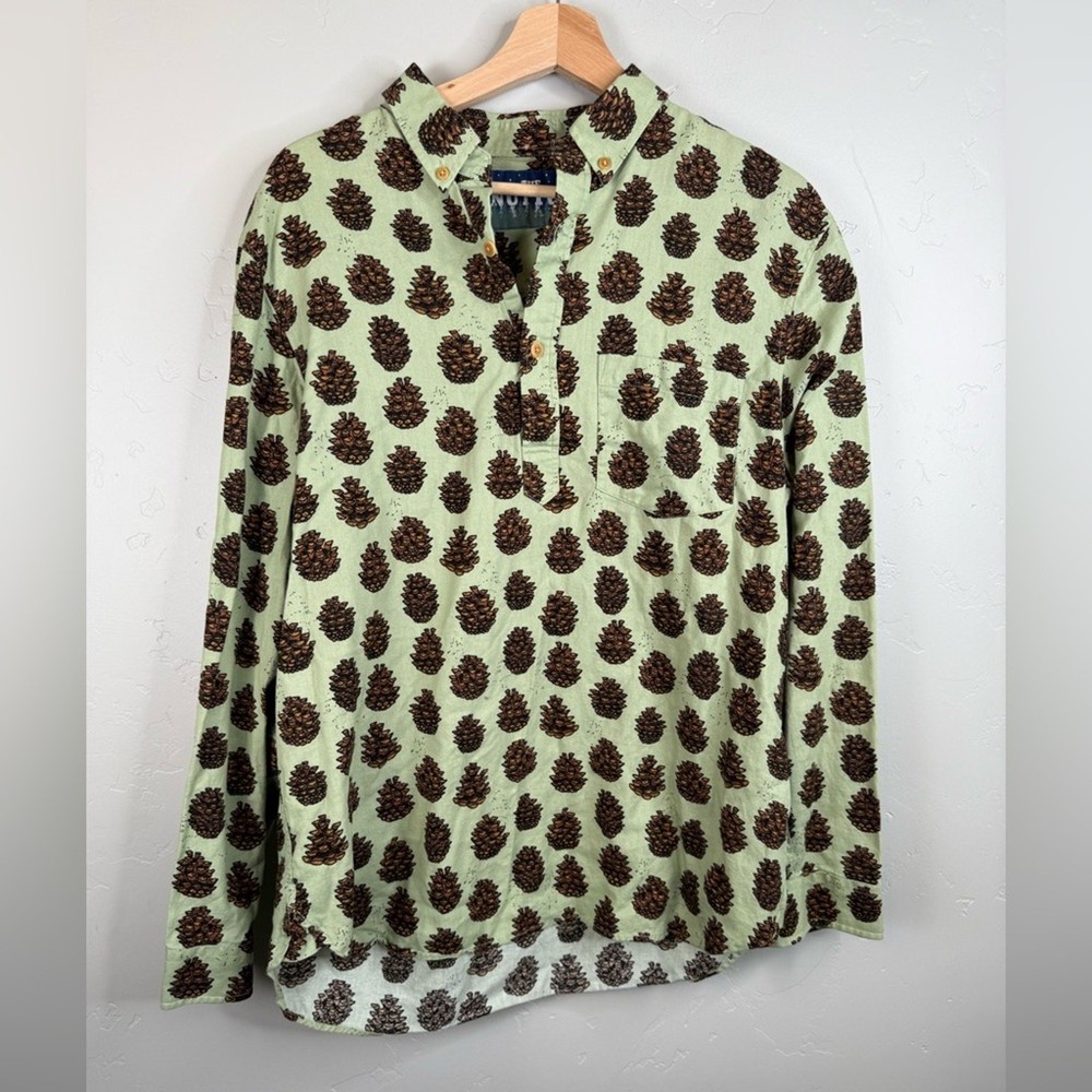 Chubbies The Nutter Long-Sleeve Button-Down Shirt Casual Fall Winter Medium
