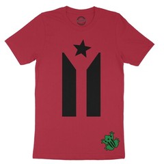 Puerto Rico Flag Coqui T-Shirt Graphic Hip Hop Style Unisex Travel T-Shirt
