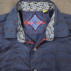 Robert Graham Shirt Mens Small Classic Fit Long Sleeve Pattern Modern Dress