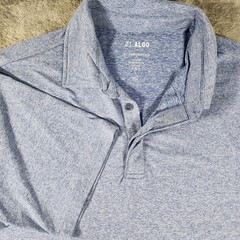 01. Algo Performance UV SPF 40 Moisture Wicking Golf Polo Men’s Large Anti Odor